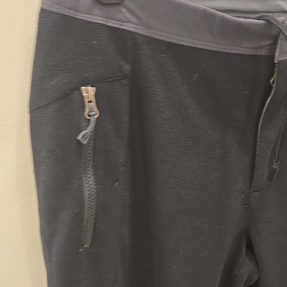 REI Women's Black and Gray fleece Flare Pants snow warm - Picture 3 of 11